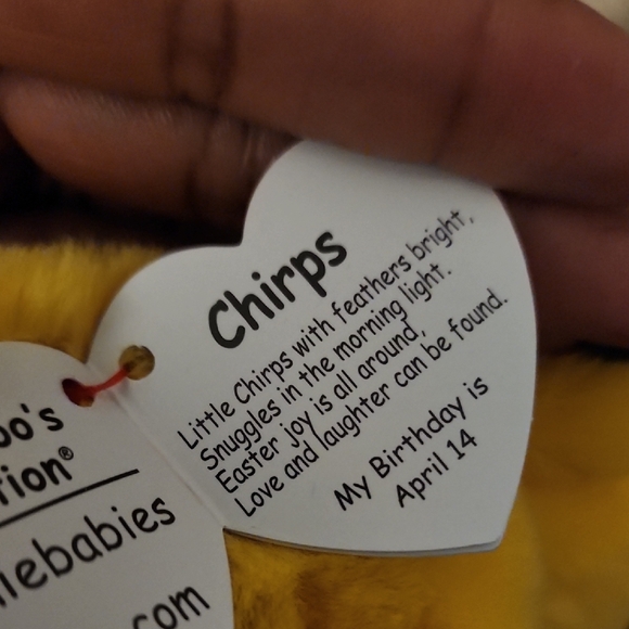 TY Stuff ANIMALS (2)(Emmie AND Chirps THERE ARE COUPLE - Picture 5 of 5